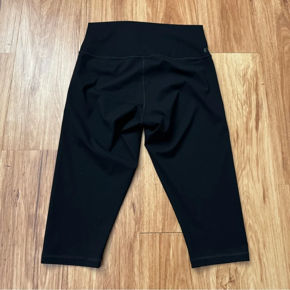 Everlane Womens Perform Cropped Leggings High Rise Capri High Waist L Black - Picture 5 of 6